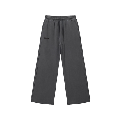 Snow Washed Raw Edge Sweatpants