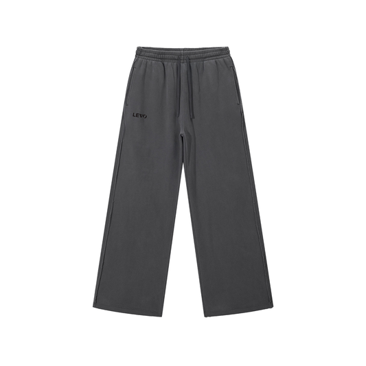 Snow Washed Raw Edge Sweatpants