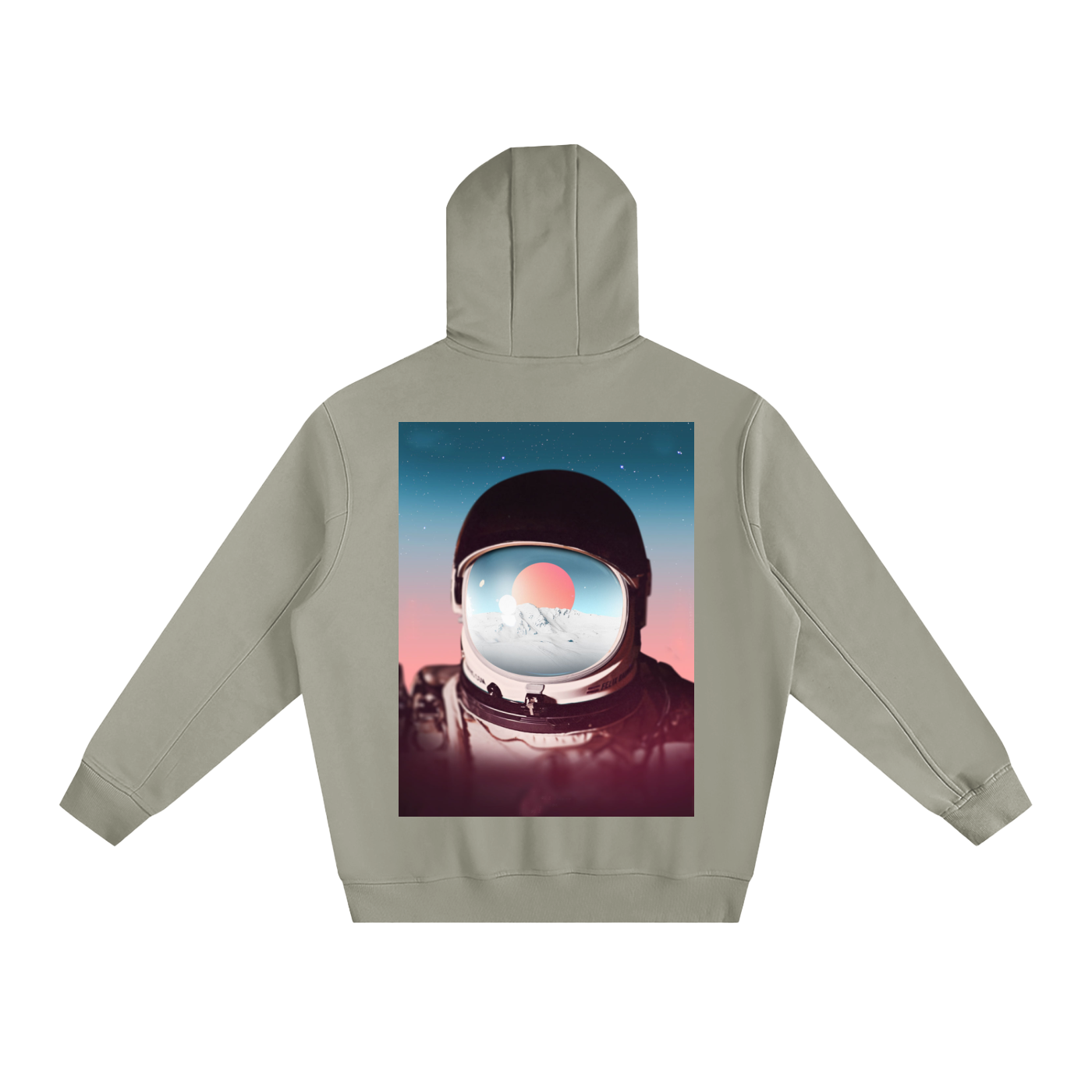 Fleeced High Neck Hoodie