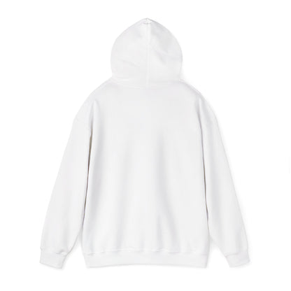 LEVO Logo Hoodie — Minimalist White Pullover
