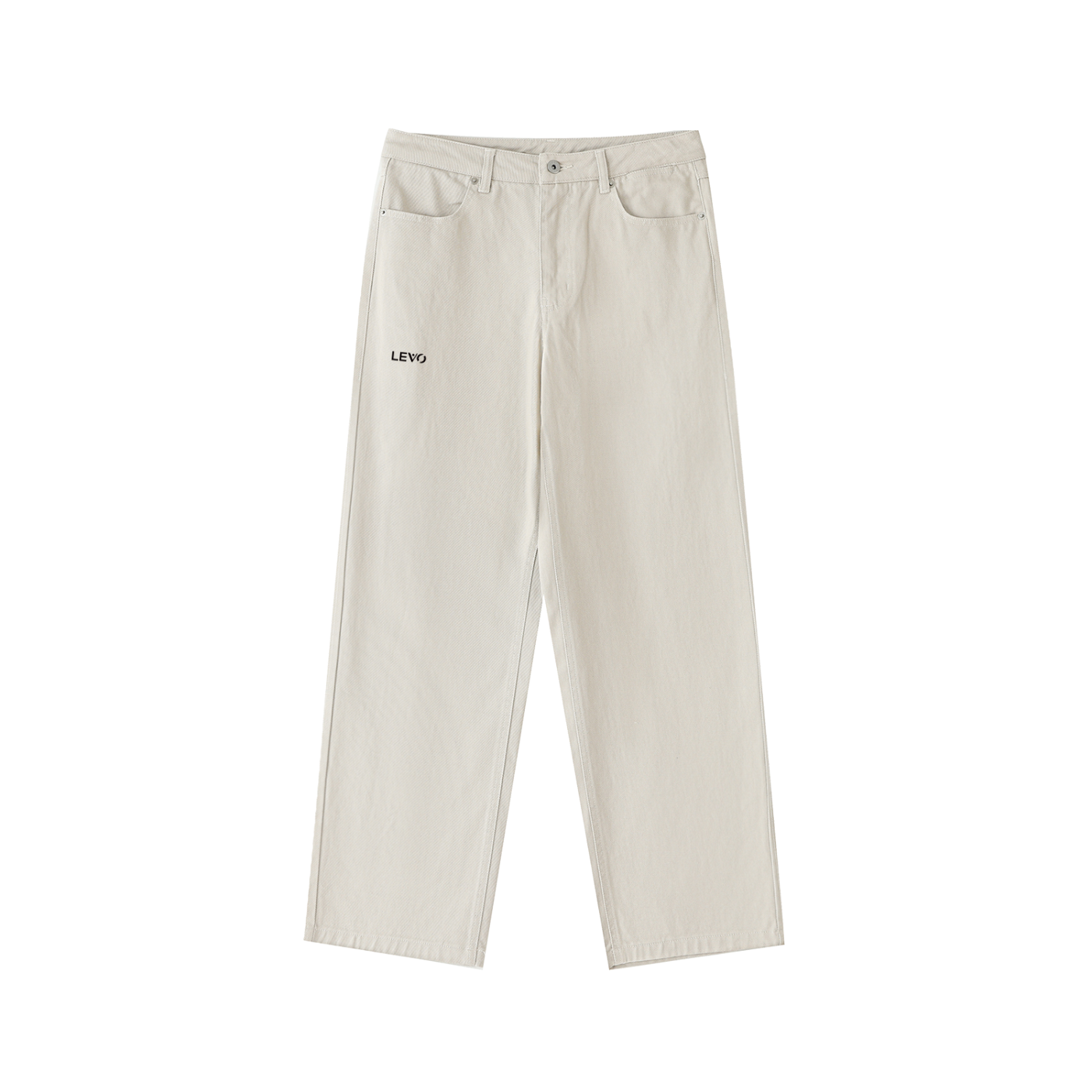 Heavyweight Cotton Straight-Leg Pants