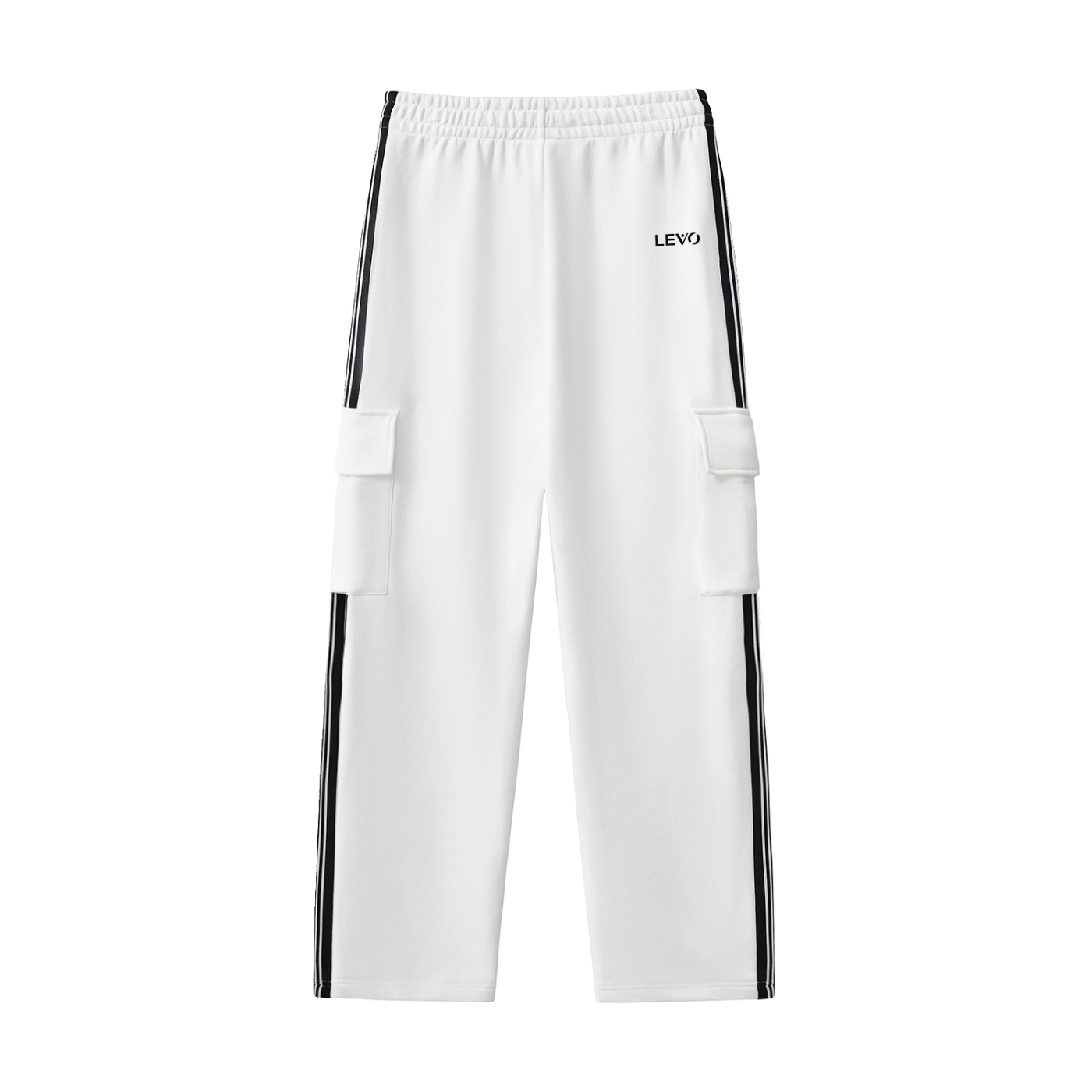 Side Stripe Straight-Leg Pants