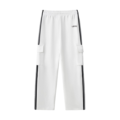 Side Stripe Straight-Leg Pants