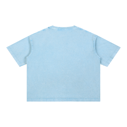 Mineral Wash Boxy Cotton T-Shirt