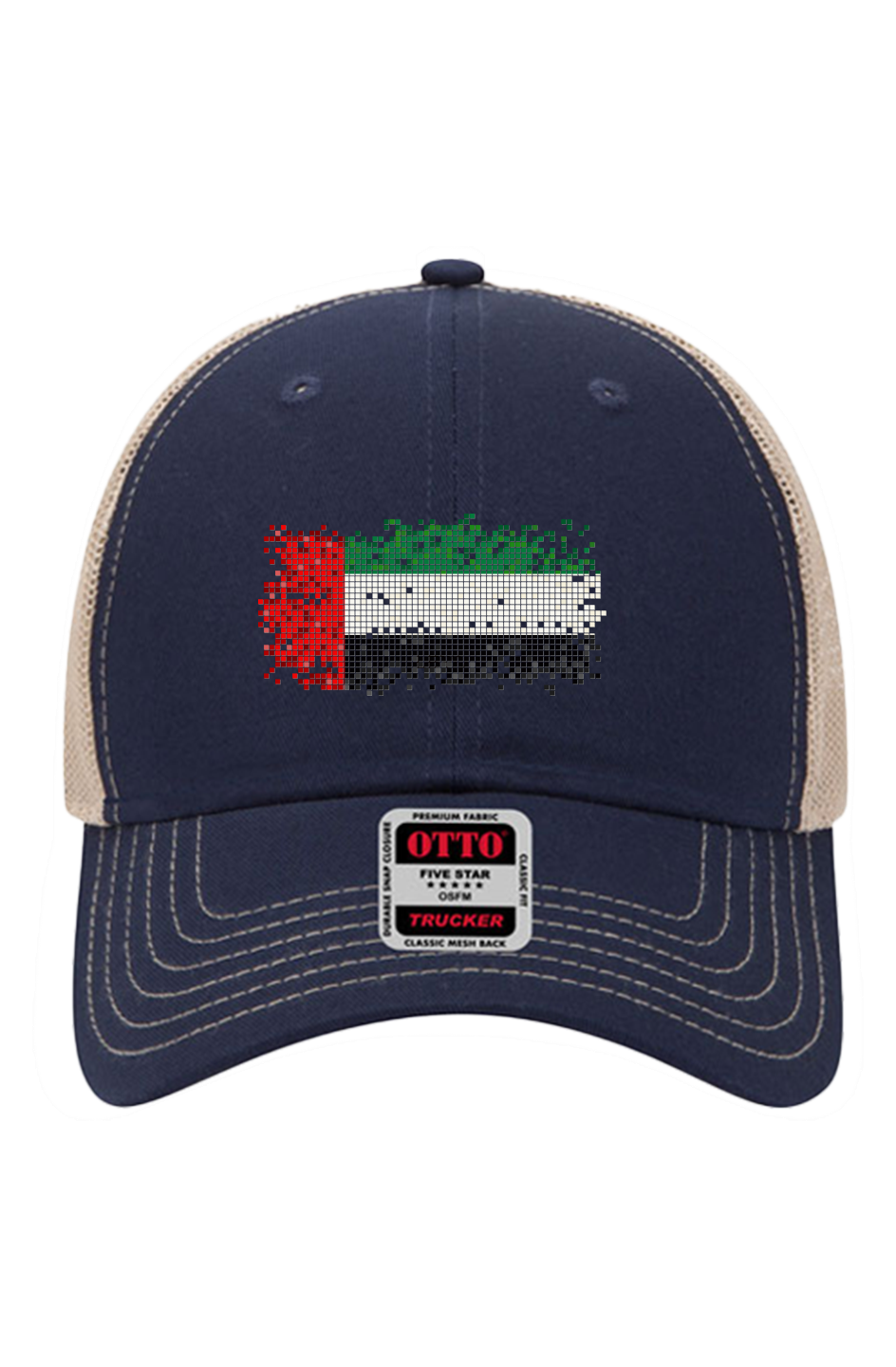 6 Panel Mesh Back Trucker Hat