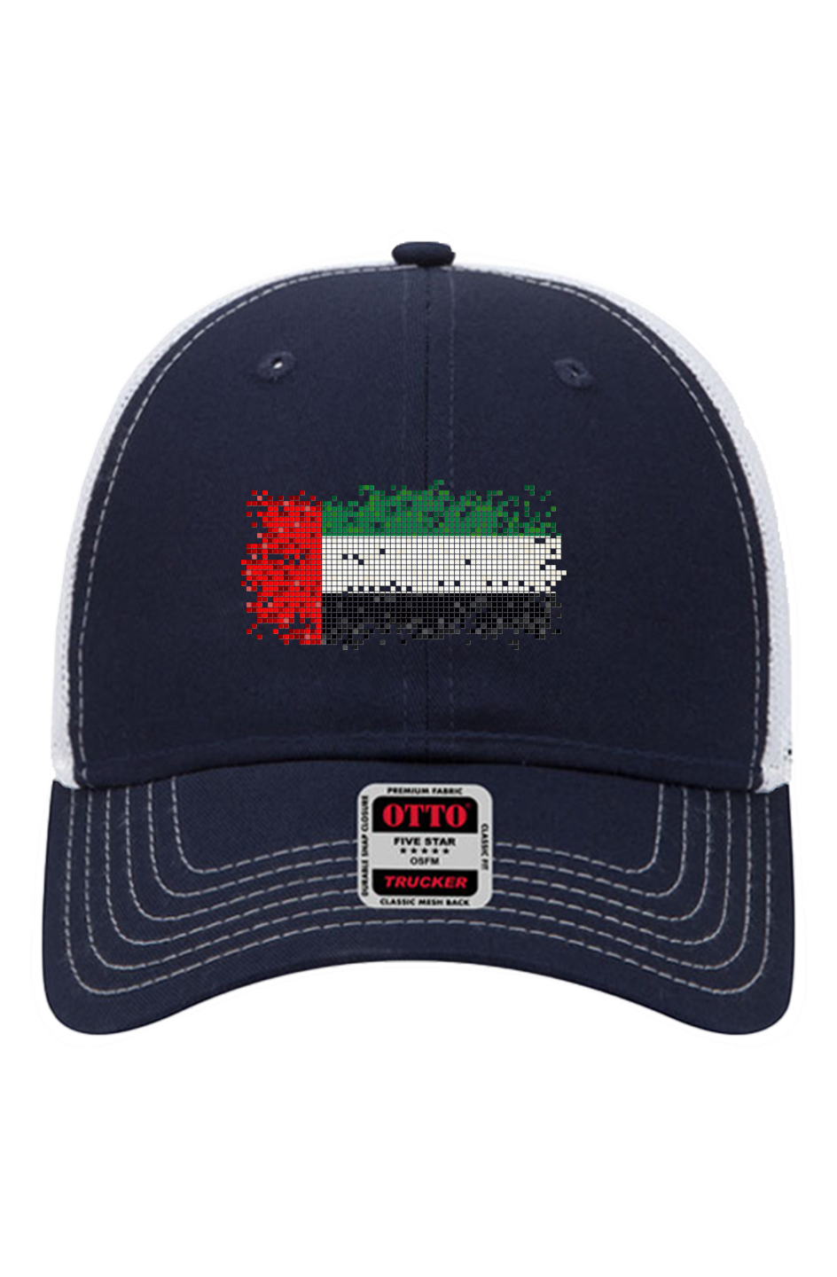 6 Panel Mesh Back Trucker Hat