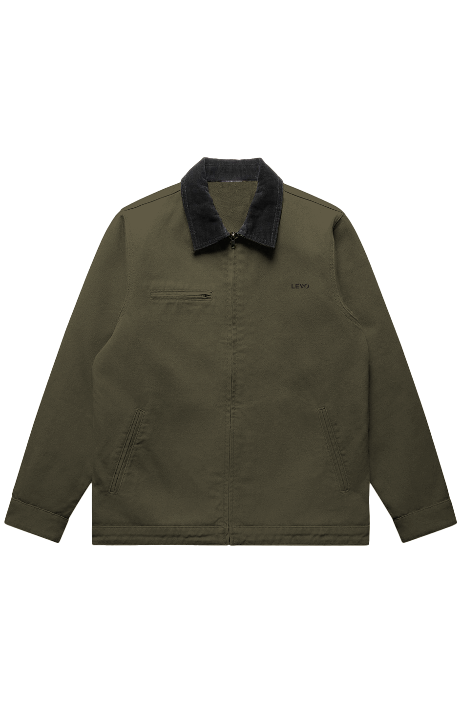 Canvas Cord Collar Jacket