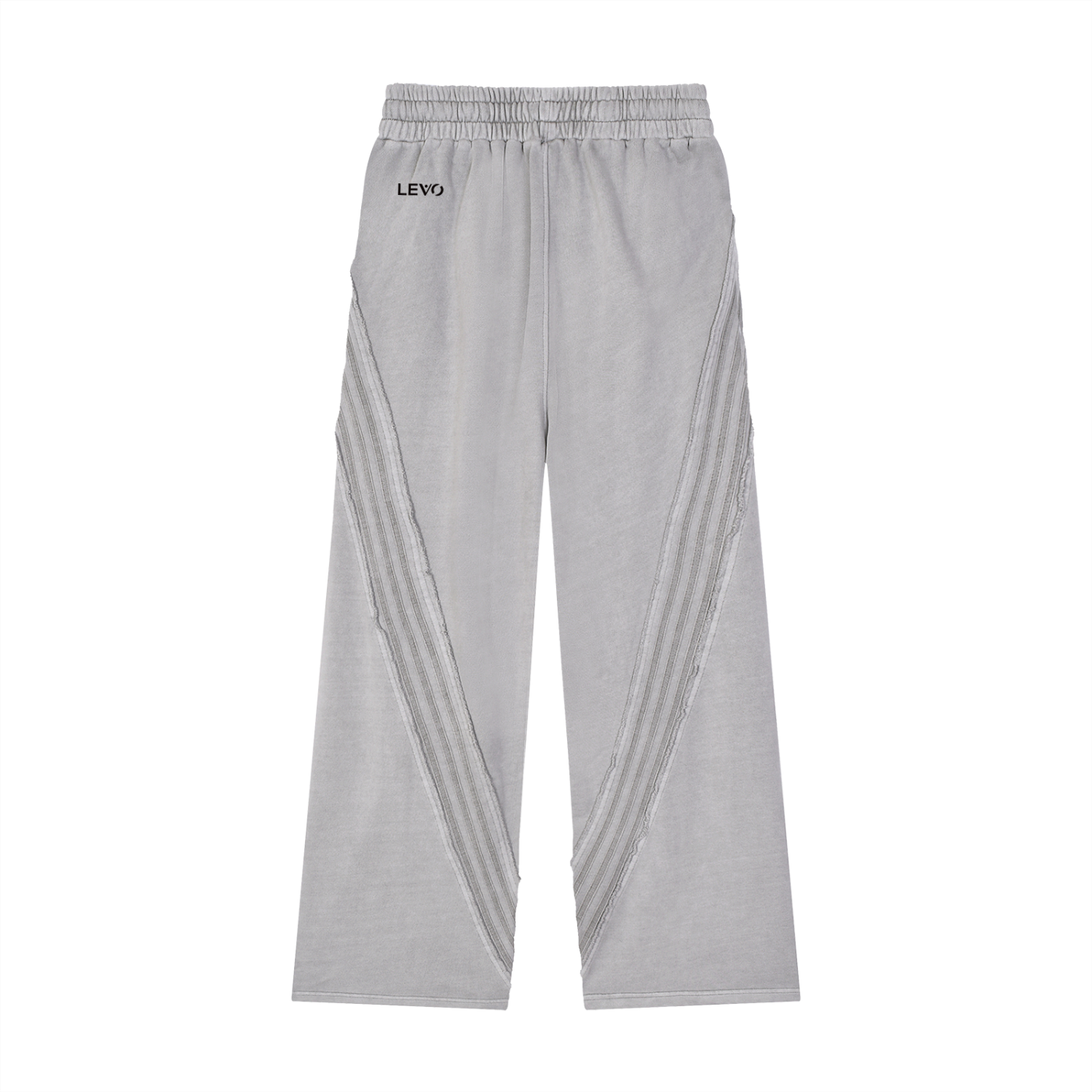 Snow Washed Tape Raw Edge Sweatpants