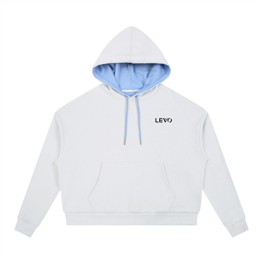 Contrast Drawstring Hoodie