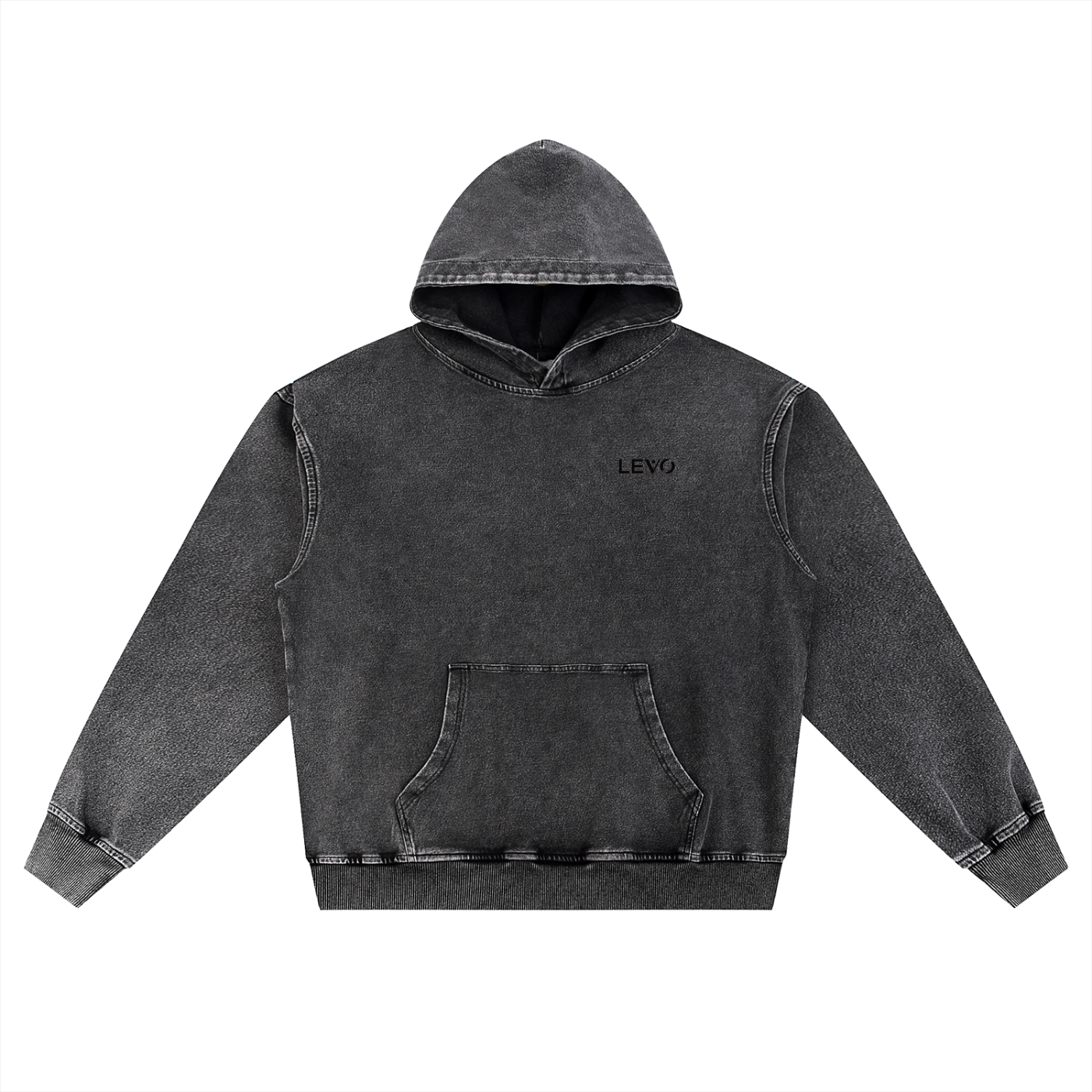 Snow Wash Oversized Hoodie
