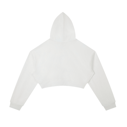 Essential Cropped Zip-Up Hoodie
