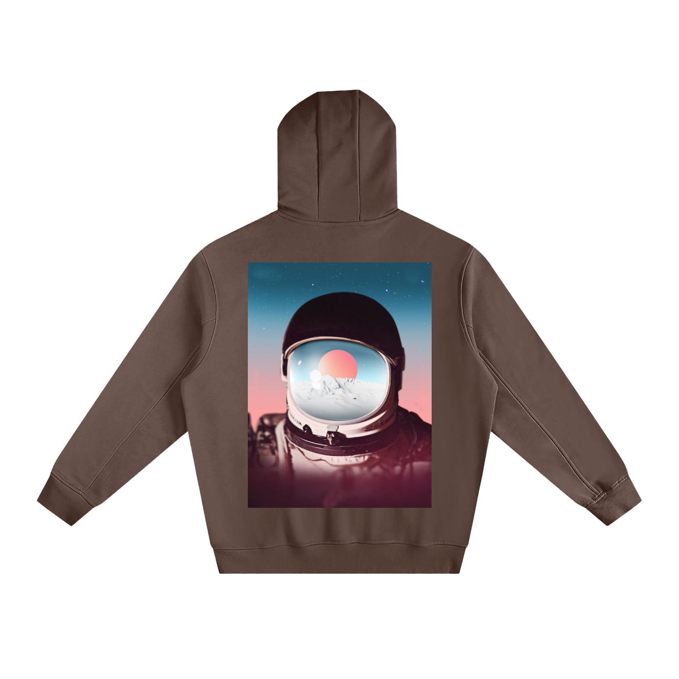 Fleeced High Neck Hoodie