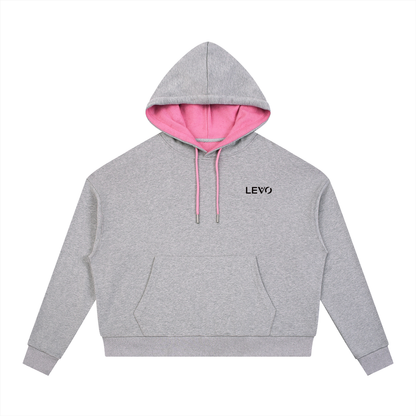 Contrast Drawstring Hoodie