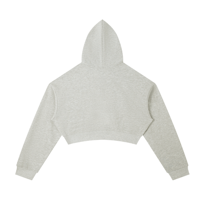 Essential Cropped Zip-Up Hoodie