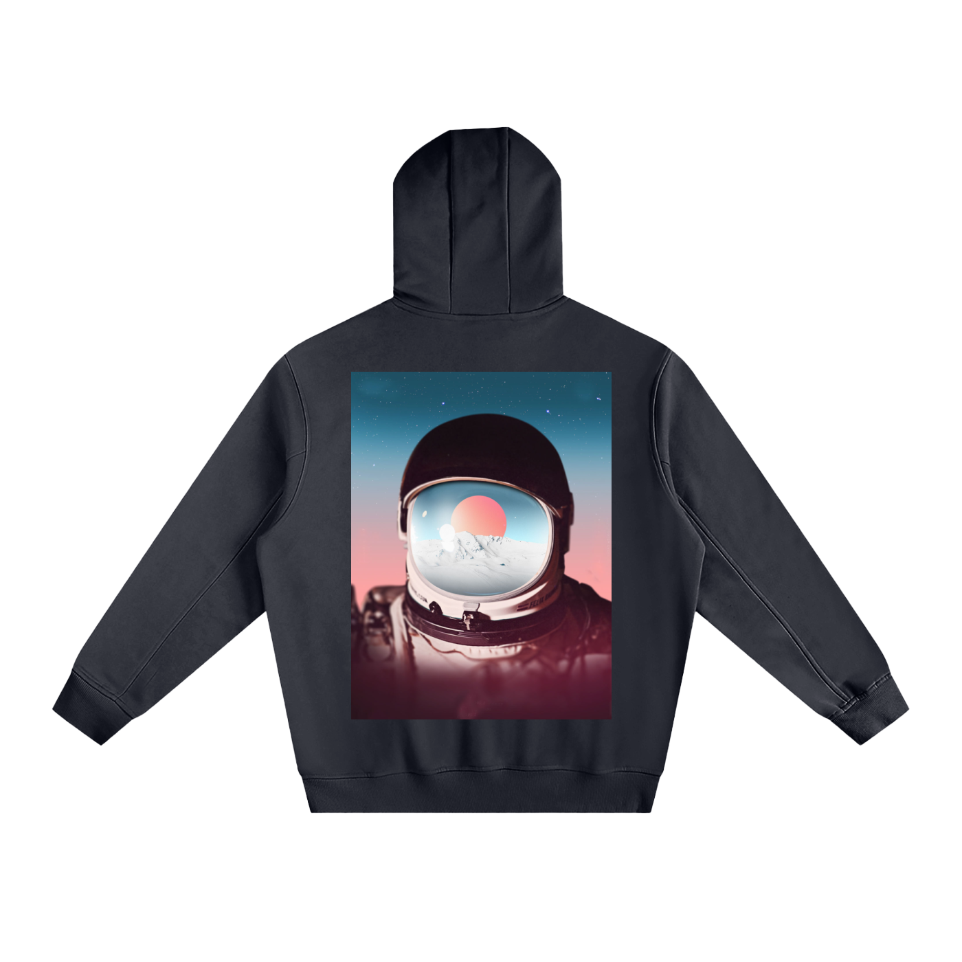 Fleeced High Neck Hoodie