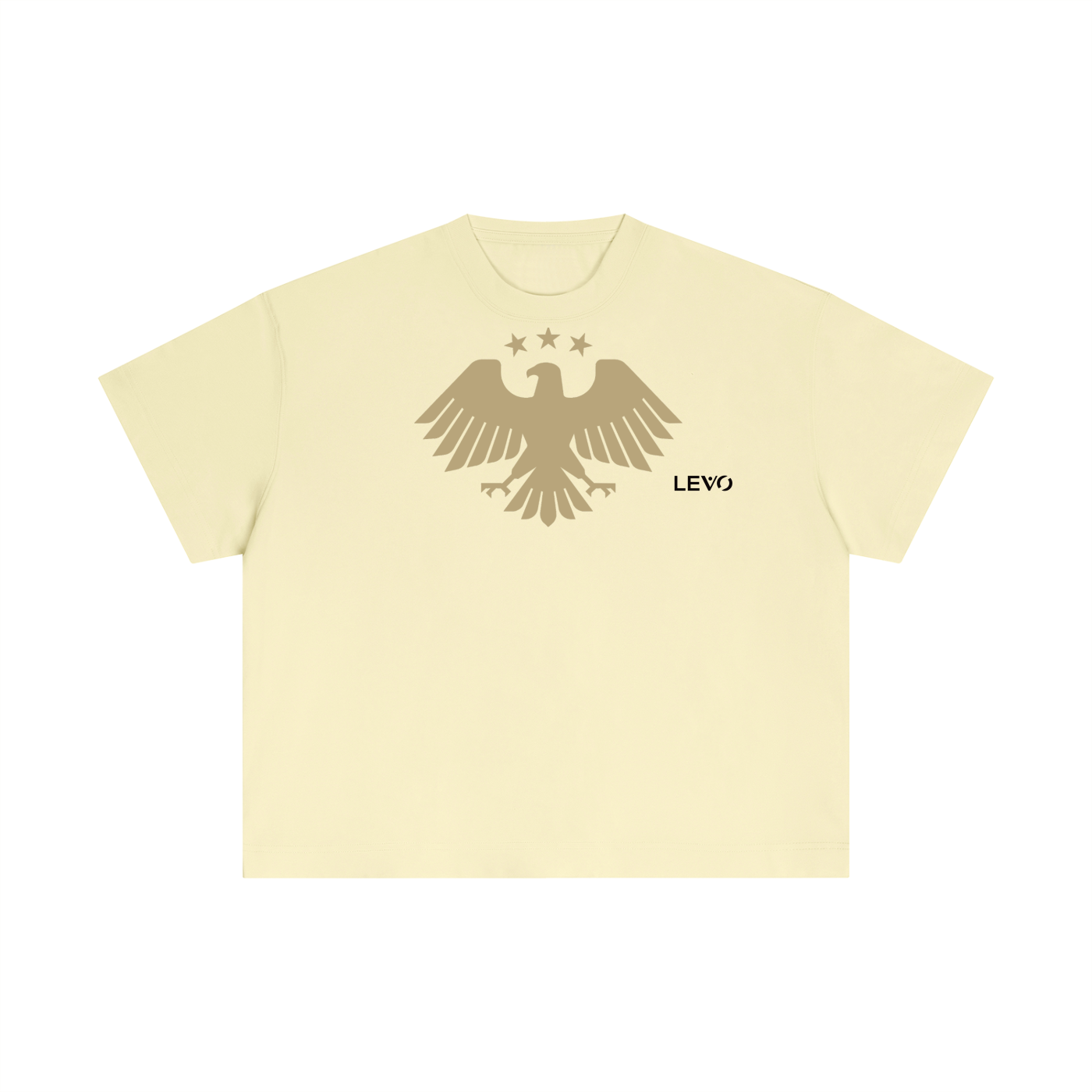 Levo Essential Cotton Boxy T-Shirt Syria logo