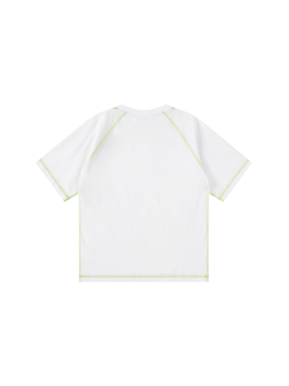 Loose Contrast-Stitched Kids' T-Shirt