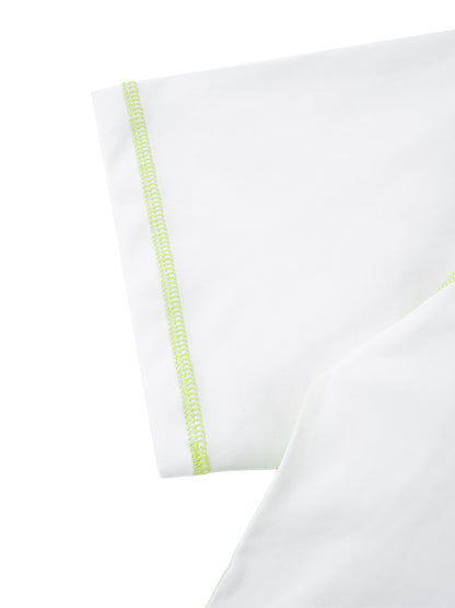 Loose Contrast-Stitched Kids' T-Shirt