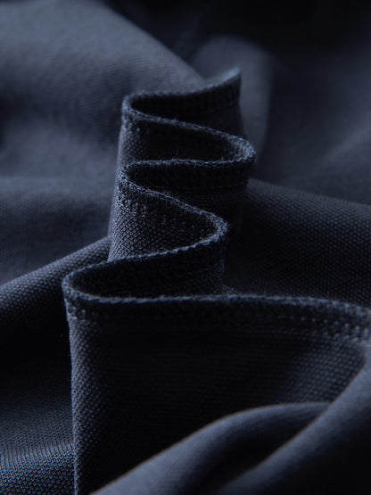 Contrast Collar Short-Sleeve Polo Shirt