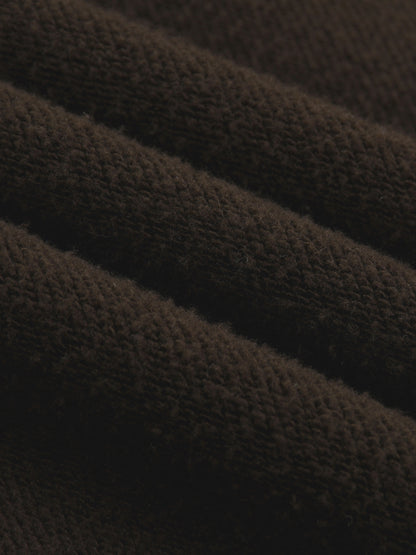 Sun Fade Raw Edge Quarter-Zip Sweatshirt