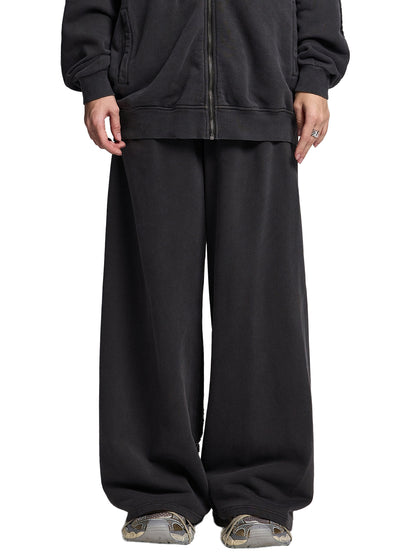 Snow Washed Tape Raw Edge Sweatpants